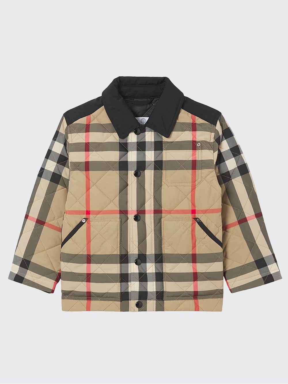 Burberry Kid's Renfred Vintage Check Quilted Jacket Unisex 3Y